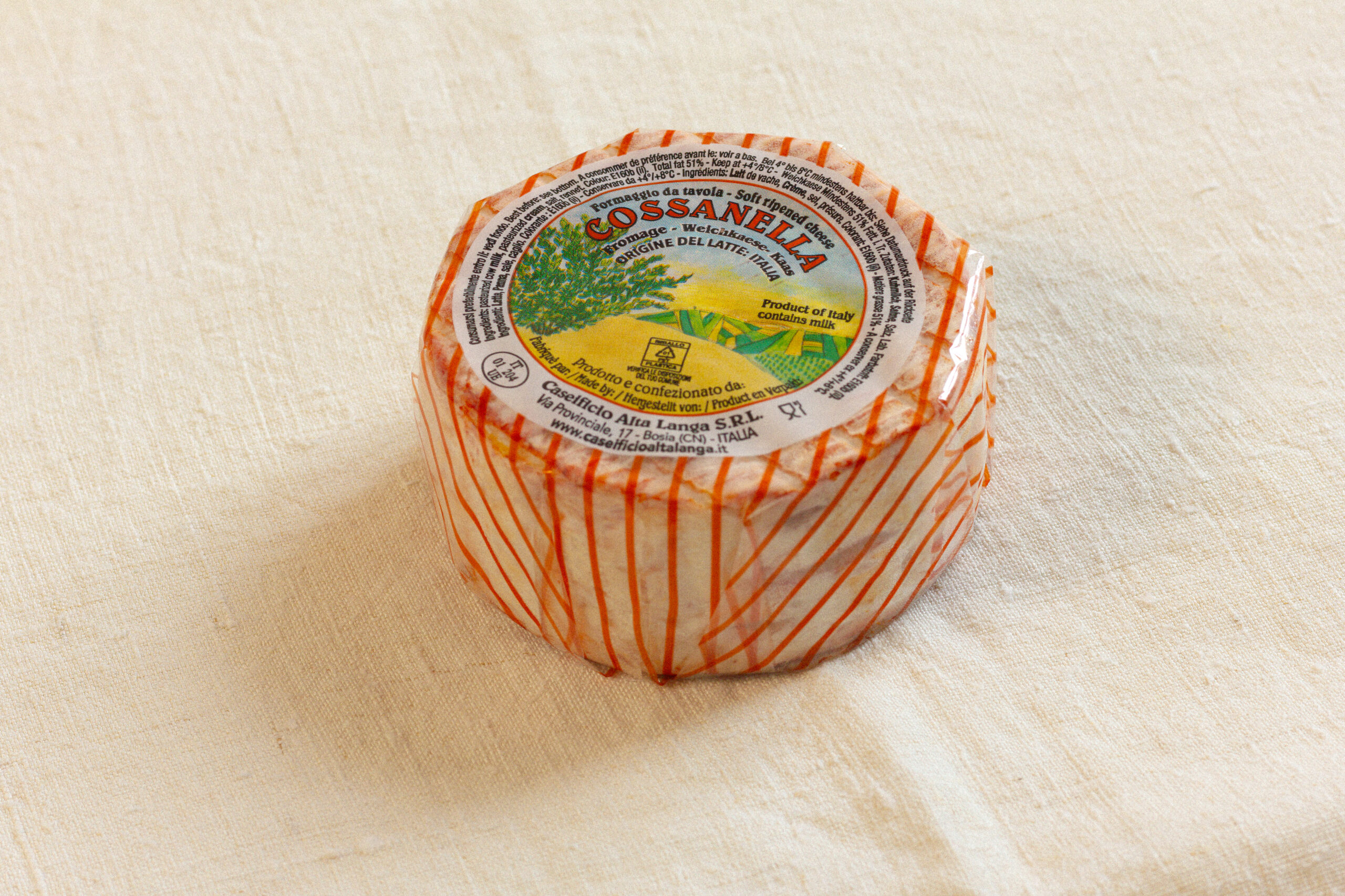Cossanella &ndash; formaggio a latte misto Caseificio dell'Alta Langa